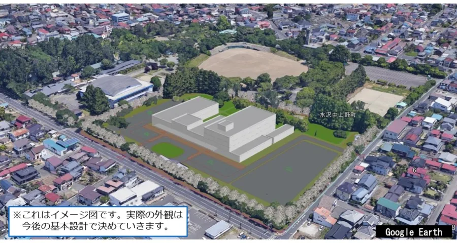 奥州市新医療センター-model