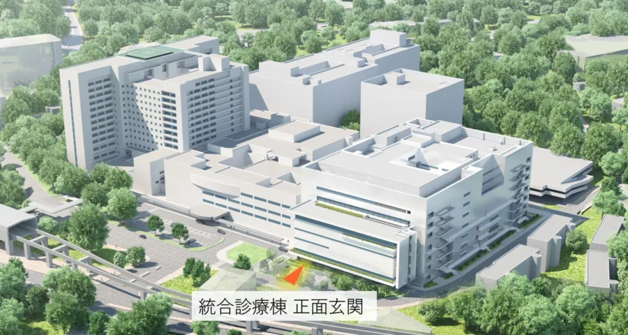大阪大学医学部附属病院 全体CG